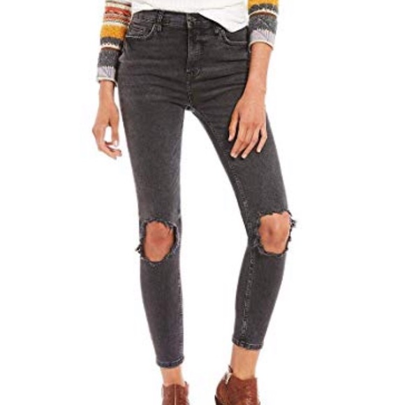 Free People Denim - Free People Busted Knee Jeans